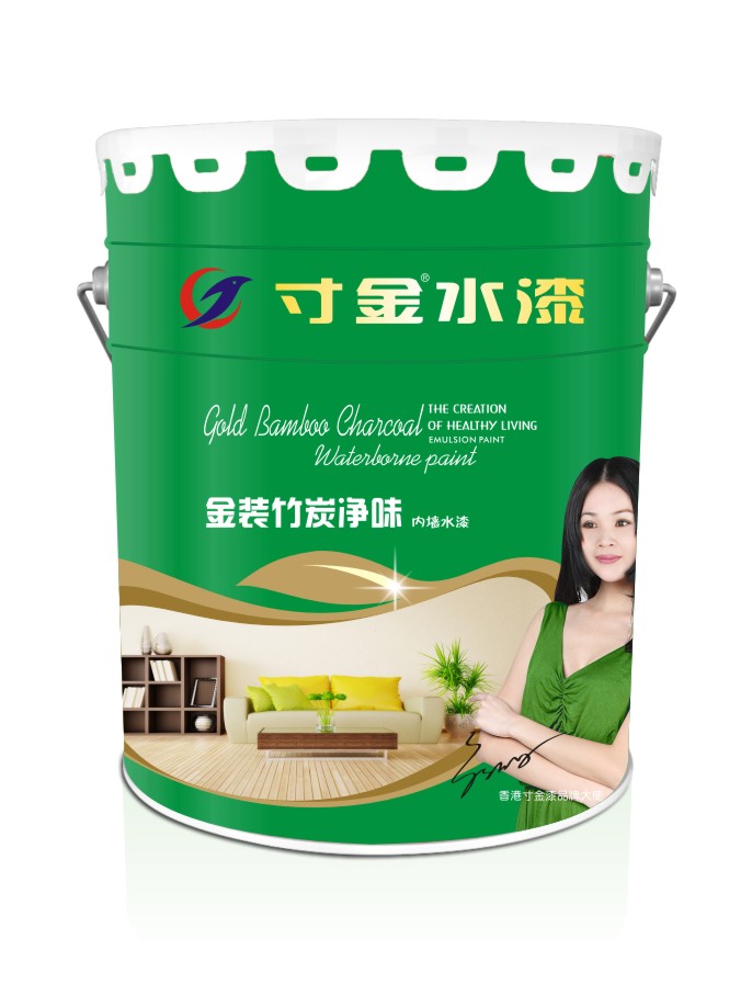 寸金·金裝竹炭全效墻面水漆